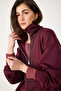 Sweatshirt with Half Zipper Modal