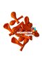 5 Inch Orange Color Small Size 25 Pieces Decoration Balloon - 2