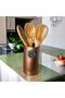 Stainless Metal Countertop Decorative Spoon Holder Copper Countertop Ladle 18X10 cm