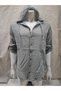 Muslin Cotton Long Sleeve, Soft Hooded Men's Shirt - 4