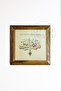 Stone Painting Board with Solid Wood Frame 16 X 16 cm - "I Take Refuge in the Lord in the Morning" - 2