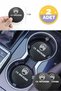 Citroen C3 Aircross Black Carbon 7 cm Coaster Citroen C3 Aircross Special Durable and Stylish Design
