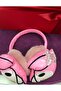 Pink Melody Figured Children's Plush Earmuffs - 3