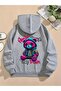 Unisex Printed Hooded Sweatshirt