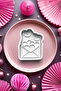 Sweetheart Heart Filled Envelope Cookie Mold Cutter Dough Shaper - 2