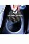 Volvo V40 Cross Country Written Black Carbon Car Coaster for V40 Cross Country with Volvo Logo - 5