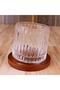 360 with Bamboo Cup Base °   Spinning Whiskey Glass and Steel Ice Cubes Set - 4