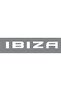 Seat Ibiza Side Door Compatible Sticker Label Model Gray