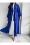 Cobalt Blue Hanzade Abaya - 2