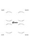 White Cfmoto 450Nk Written 8 Pieces Inside the Rim Lettering Sticker - 3