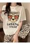 Mingalondon Cheetah Tiger Patterned Oversize Unisex T-Shirt - 3