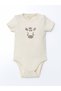 Lcw Baby Crew Neck Baby Boy Snap Fastener Bodysuit and Leggings 2Pcs - 2