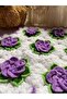 Hand Knitted Bath Washcloth – Dowry Washcloth – Bridal Gift – Full Bowknot - 3