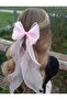 Women - Girls Long Organza Tulle Tail Bow Buckle Automatic Latch