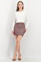 Women Allover Print Mini Skirt, Multicolor - 4