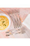 6Pcs Stainless Steel Table Fork Chrome Finish RF10069 - 3