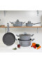 9Pcs Smart Aluminium Cookware Set Royalford RF9555 - 5