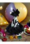 Unisex Child Hat Funnel White Black 1/2 Half Age Party Hat Half Moon Henna - 2