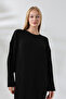 Ribbed Long Sleeve Oversize Ankle Length Basic Seasonal Knitwear Dress - 3