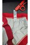 2 Pieces Color: Beige and Red Elastic Combed Cotton Lycra Single Jersey Men's Boxer-437 - 3