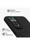 Redmi Note 11 Pro/12 Pro 4g Case with Camera Protection, Card Holder on the Back, Wallet, Red Button, Black - 4