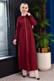 Baler Boydan Zippered Coat 1120 - Claret Red