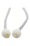 Magnetic Curtain Holder Clips Interior Decoration Pearl Balls Buckle 2 Pieces Curtain Collection Apparatus - 2