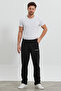 Men's Young at Age Printed Baggy 3 Thread Rastered Straight Leg Loose Cut Sweatpants Rf0491 - 5