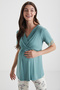 Soft Textured Maternity Pajama Set