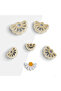 Half Daisy Shaped Polymer Clay Mold, Earring Mold, Jewelry Mold, Cookie Molds, No:1075