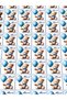 Adhesive Baby Sticker with Blue Balloon - 50 Pieces, 3 X 3 cm Square Name - 2