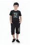 Break Brooklyn Printed Boy Capri Short Sleeve Bottom-Top Suit