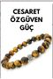 Natural Stone - Tiger Eye Bracelet - Courage - Confidence - Power - Happiness - Unisex 1 Piece - 4