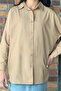 Women's Basic Oversize Shirt - 2