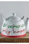 Enjoy Porcelain Teapot - Wicker Handle Tea Pot - Top Handle Teapot - 1 Liter - 4