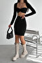 Women's Black Pencil Skirt