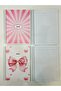 A5 Spiral School Notebook 80 Sheets Set of 4 Striped Cardboard Cover - 5