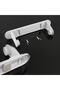 Adhesive Screw-on Paper Towel Holder, Towel Rack, Plastic - 2
