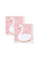 Renaissance Swan Themed Plate Cup Napkin Birthday Party Set - 4