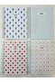 A5 Spiral School Notebook 80 Sheets Set of 4 Plaids Cardboard Cover - 4