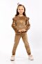 Girls' Velvet Top and Bottom Tracksuit Set – Ages 2-9 – Soft Fabric / Winter Set
