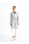 Two Mt Shop Quality Lcwaikiki Classic Gray Jacket Collar Women's Cashmere Coat - 2