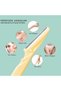 Serrated 3-Piece Eyebrow-Whisker-Body Razor Women's Men's Shaving Razor Grooming Hair Removal Set - 3