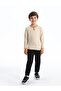 Lcw Kids Black Elastic Waist Boys' Jogger Pants