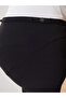 Alita City with a Difference, Lcwaikiki Maternity Black Plain Leggings - 3