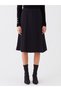 Lcw Grace Elastic Waist Straight A-Line Women's Skirt (W3) - 3