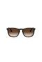 RAY BAN Man SQUARE Sun- RB 4187 - lense size:54mm - RUBBER HAVANA - 2