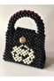 Pearl and Bead Detailed Handbag – the Elegance of Elegance and Handcrafted Workmanship - 2