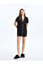 Vision New Season Shirt Collar Solid Short Sleeve Women's Shorts Pajama Set - 4