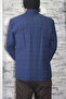 Men's Blue Hooded Coat